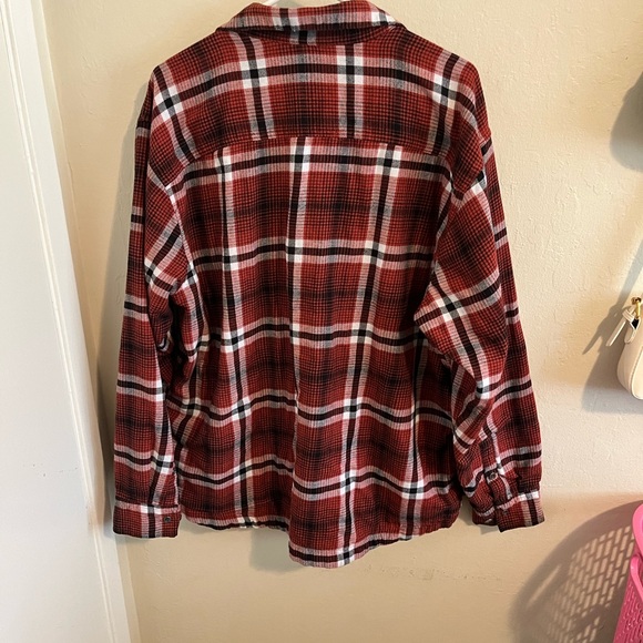 Wrangler Red‎ and Black Lightweight Shirt Jacket - Picture 4 of 6